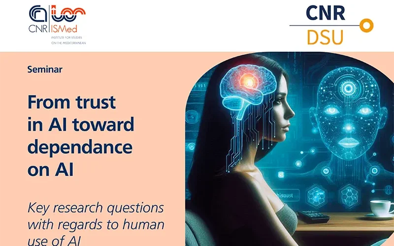 From trust in AI toward dependance on AI. Key research questions with regards to human use of AI