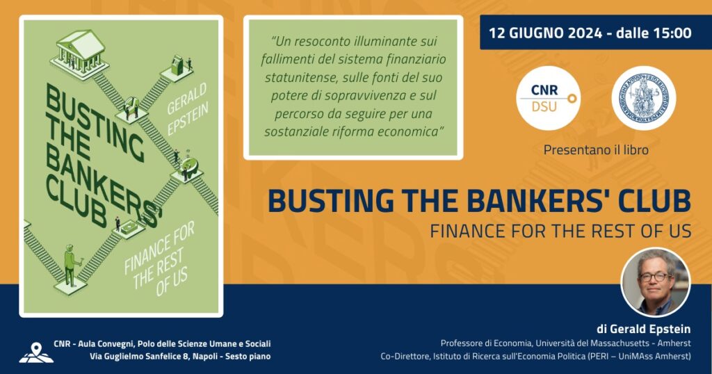 Presentazione del libro “Busting the Bankers’ Club – Finance for the rest of us”