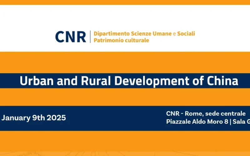 Il CNR DSU ospita il Ministero dell’Edilizia e dello Sviluppo Rurale della Cina