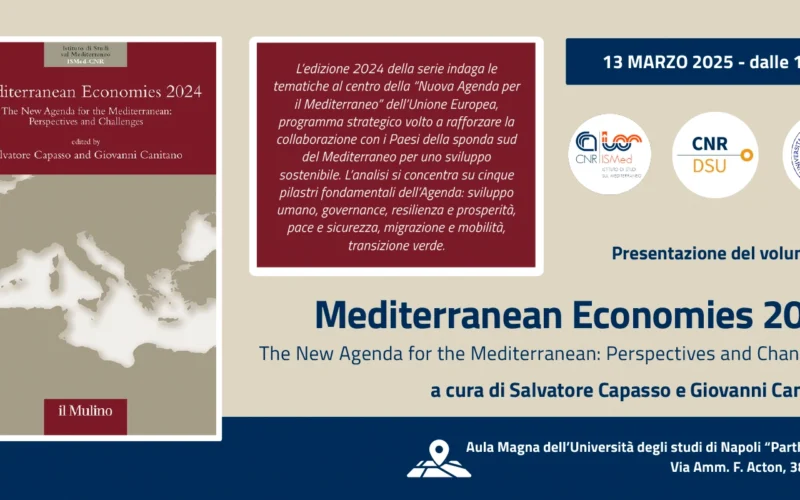 II CNR-ISMed e il CNR-DSU presentano il volume Mediterranean Economies 2024