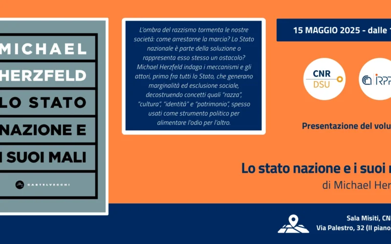 Presentazione del volume “Lo stato nazione e i suoi mali” di Michael Herzfeld