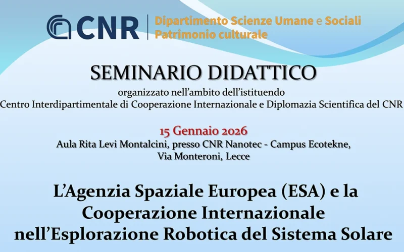 L’Agenzia Spaziale Europea (ESA) e la Cooperazione Internazionale nell’Esplorazione Robotica del Sistema Solare