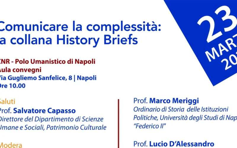 Comunicare la complessità: la collana History Briefs